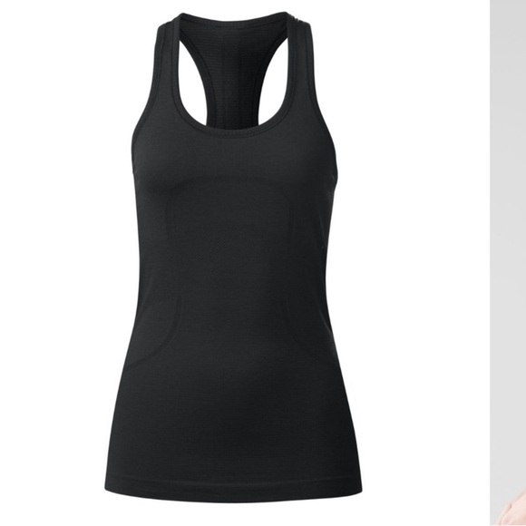 Lululemon Swiftly Tech Black Racerback Tank Top. Size 8. - Picture 4 of 9
